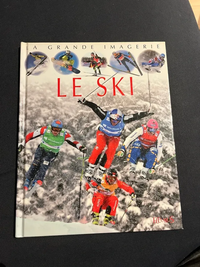 Livre pour enfants la grande imagerie fleurus le ski