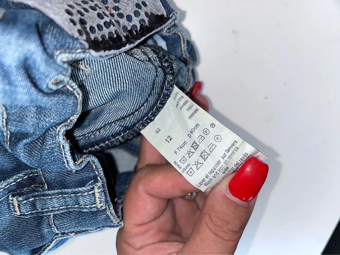 Short en jean 12 mois - photo numéro 5