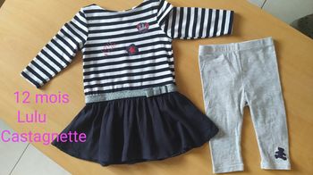Ensemble Lulu Castagnette 12 mois
