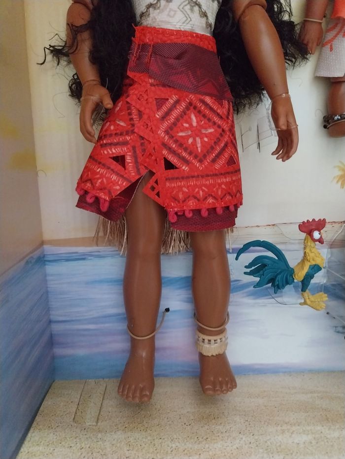 Poupée Vaiana 2 avec coq Hei Hei Disney Store Moana - photo numéro 3