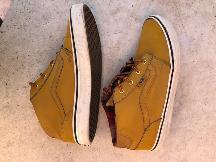 Baskets montantes Vans moutarde 37 - photo numéro 3