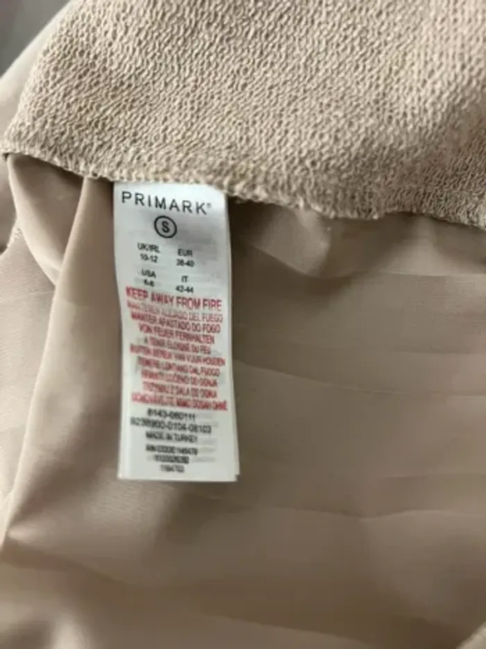 Sweat beige à dos plissé satiné Primark - photo numéro 4