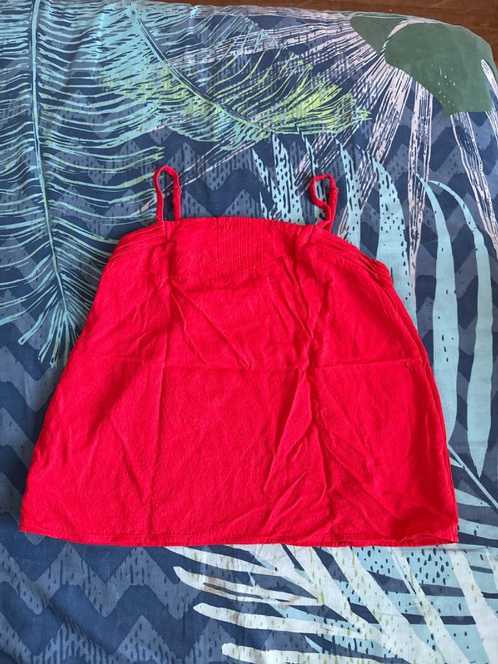 Top rouge Promod taille 36