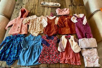 Lot bébé fille 18 mois sergent major Monoprix kiabi