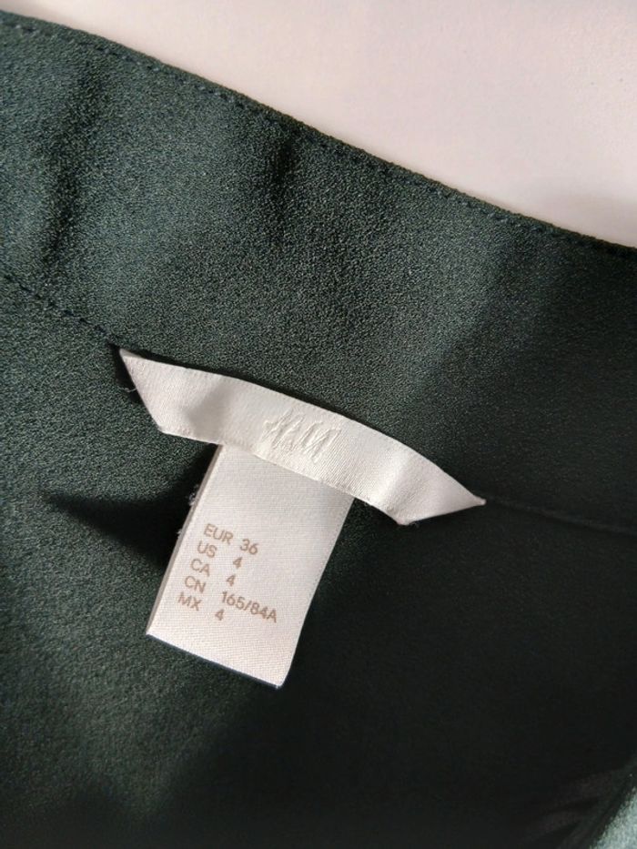 Blouse H&M vert foncé 36 - photo numéro 5