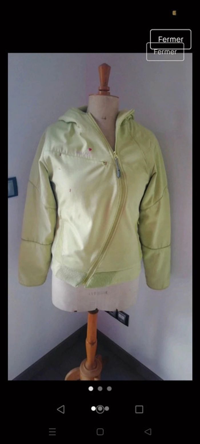 Veste polairevert anid