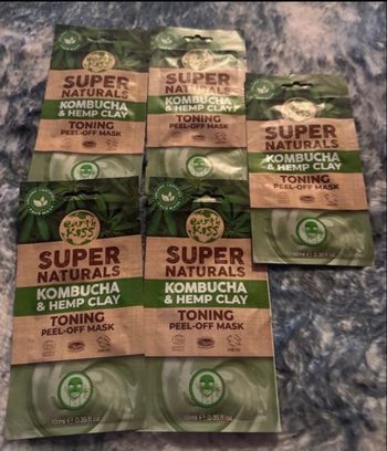 5 masque visage argile neuf 