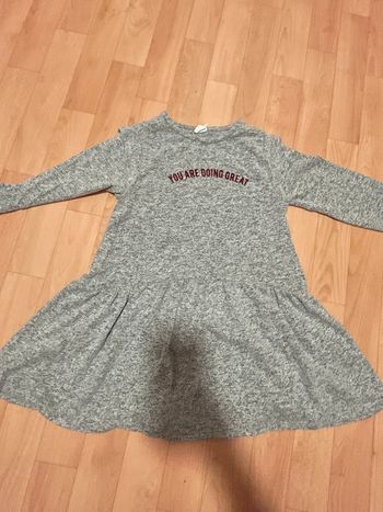 robe grise zara 7 ans