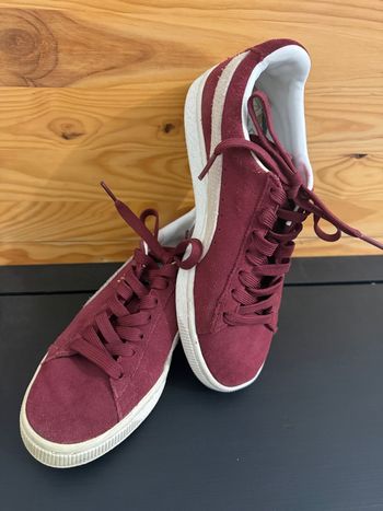 Baskets Puma bordeaux