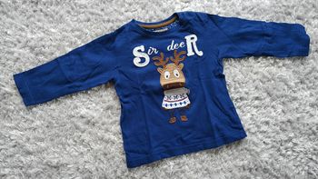 T-shirt bleu manches longues