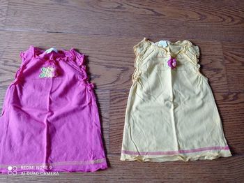 Lot de deux robes été fille, in extenso, 12 mois NEUF