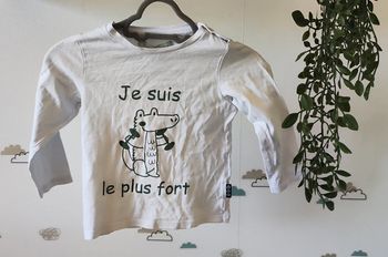 T-shirt manches longues Mes petits Cailloux 18 mois 80 cm