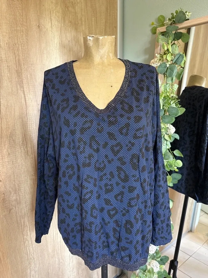 TEE shirt manches longues léopard femme