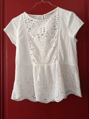 Blouse Zara Trafaluc t.36/38 100% coton
