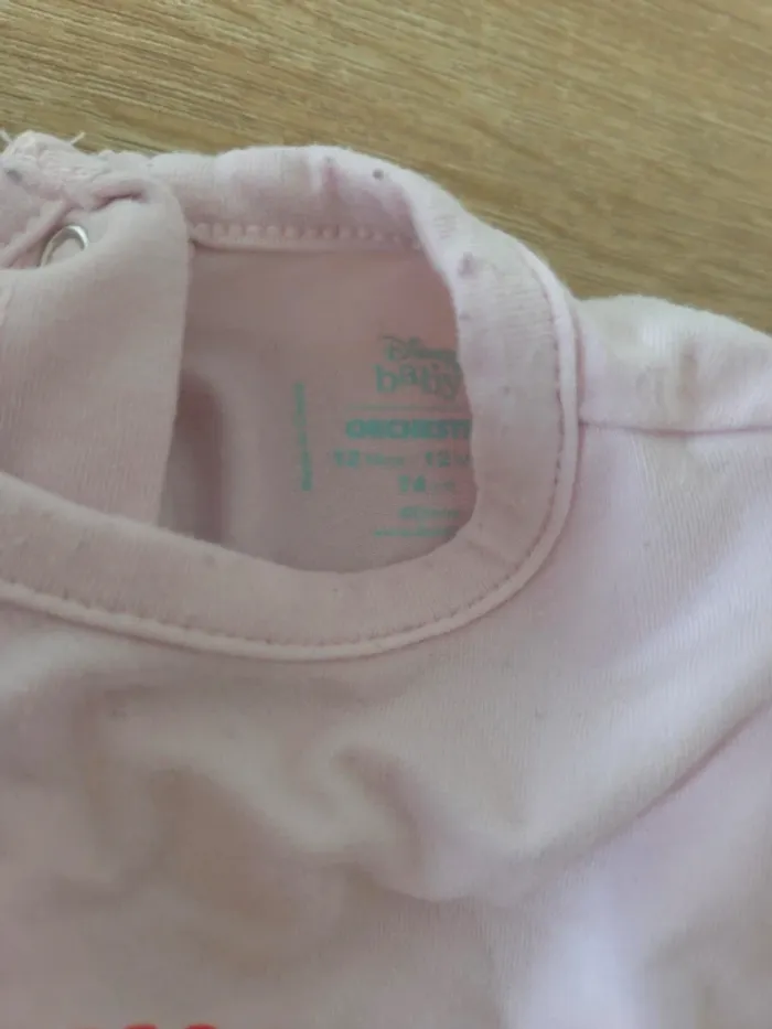 Pyjama coton Marie aristochat  rose 12 mois - photo numéro 3