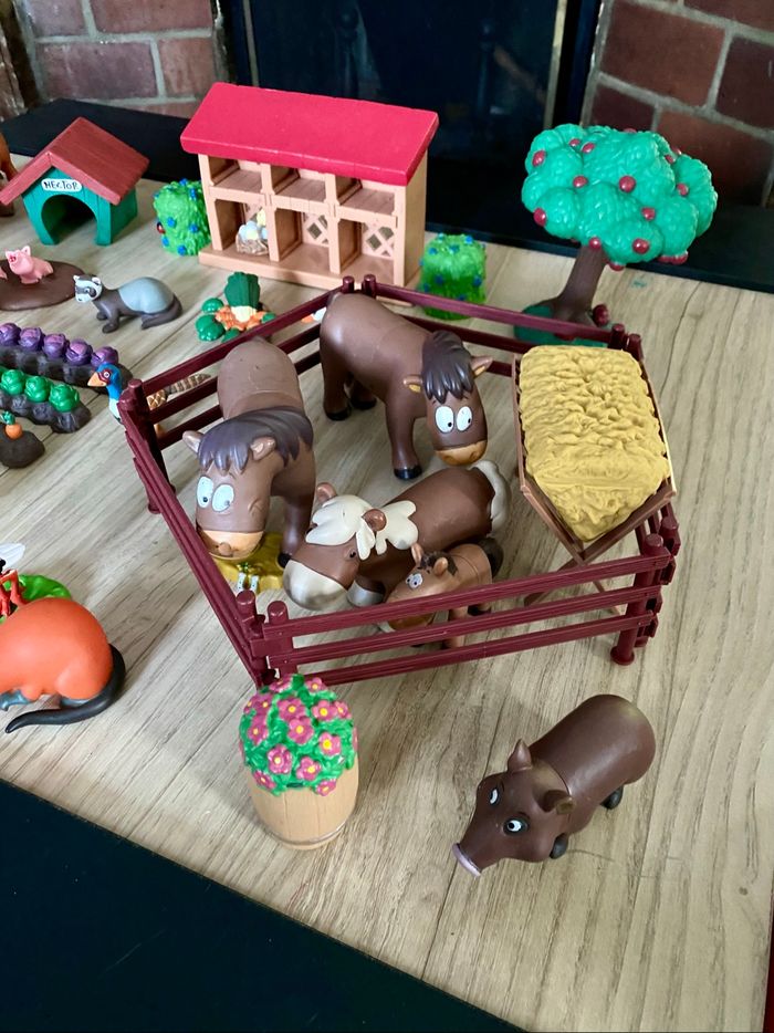 Lot de jouets animaux de la ferme - photo numéro 5