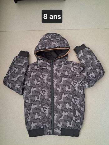 Manteau réversible 8 ans 