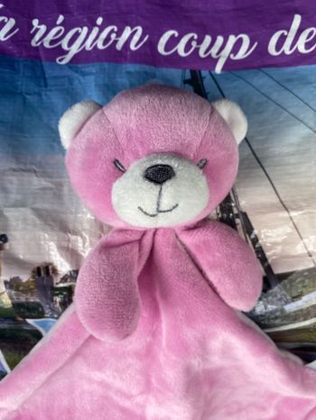 Doudou bébé mauve