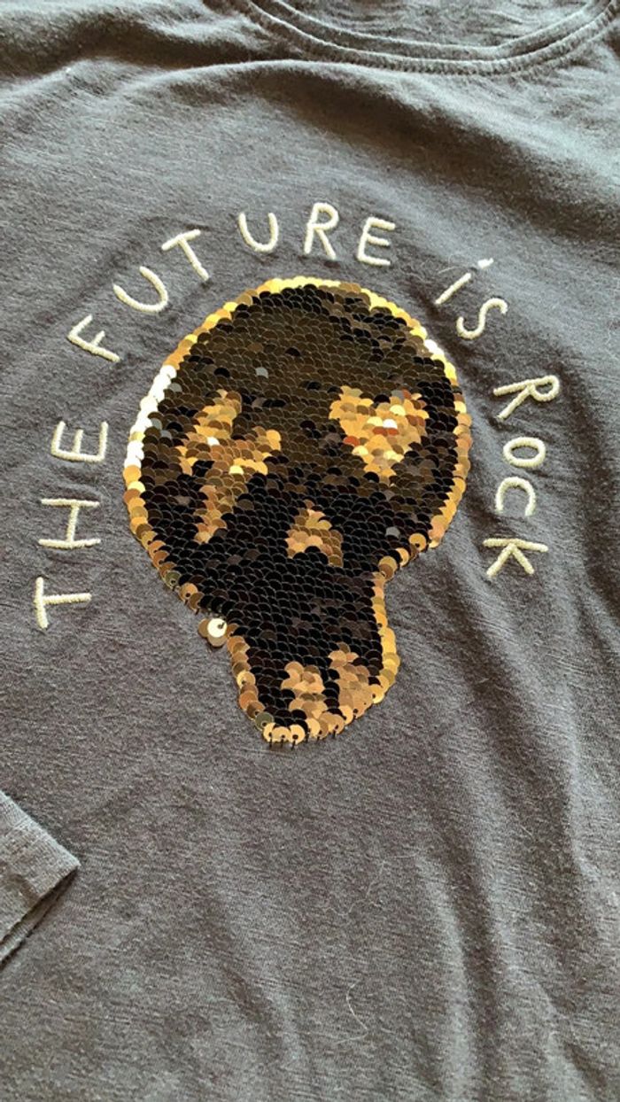 T shirt manches longues taille 10 ans filles - photo numéro 4