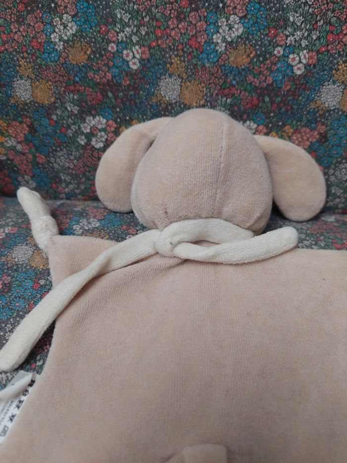 #10 Bellodoux - doudou mouchoir chien beige - photo numéro 5