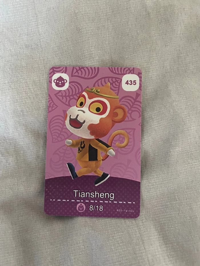Carte amiibo animal crossing Nintendo