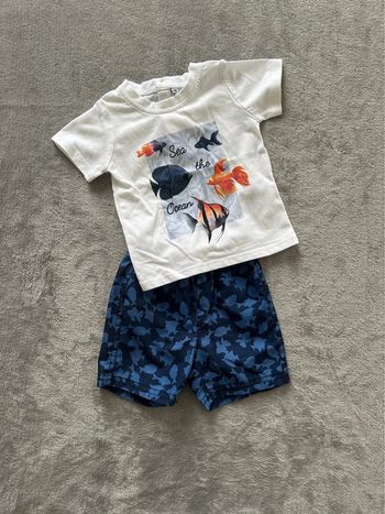 Ensemble été garçon - 6/9 mois