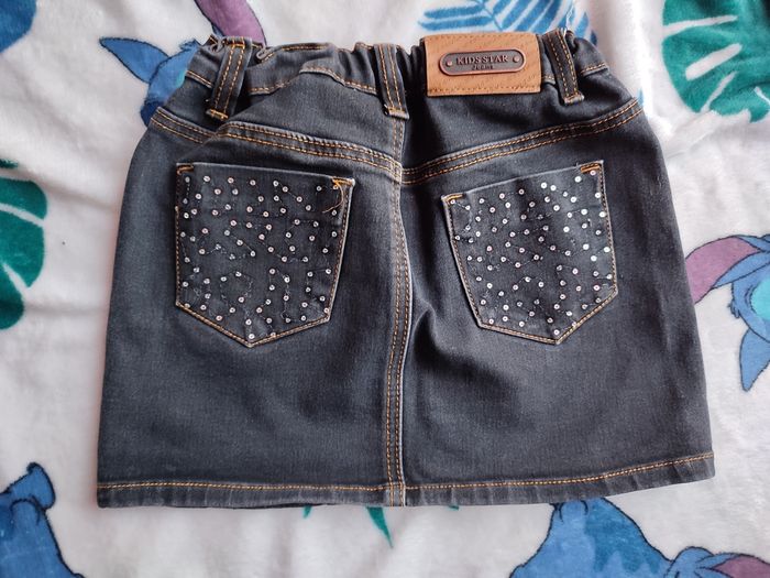 Jupe en jeans strass - photo numéro 3