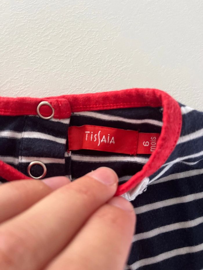 Lot de 2 tee shirts ML Tissaia 6 mois - photo numéro 3