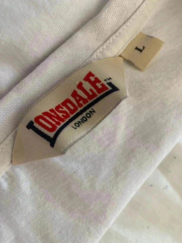 T-shirt lonsdale blanc - photo numéro 3