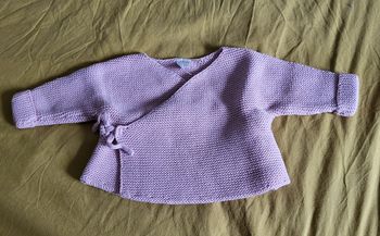 Cache cœur rose naissance