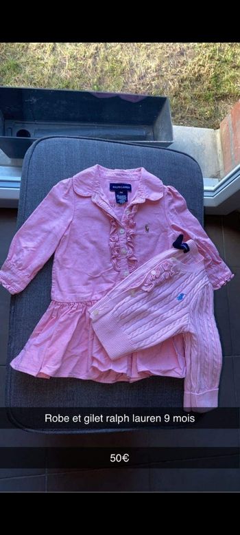 Robe et gilet Ralph Lauren