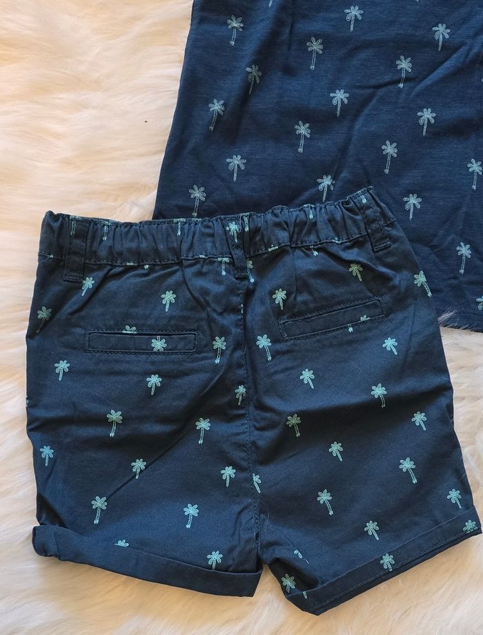 Neufs (non portés) 💙😍🤩ensemble teeshirt mc et short 36mois Garçon🤩😍💙 - photo numéro 3