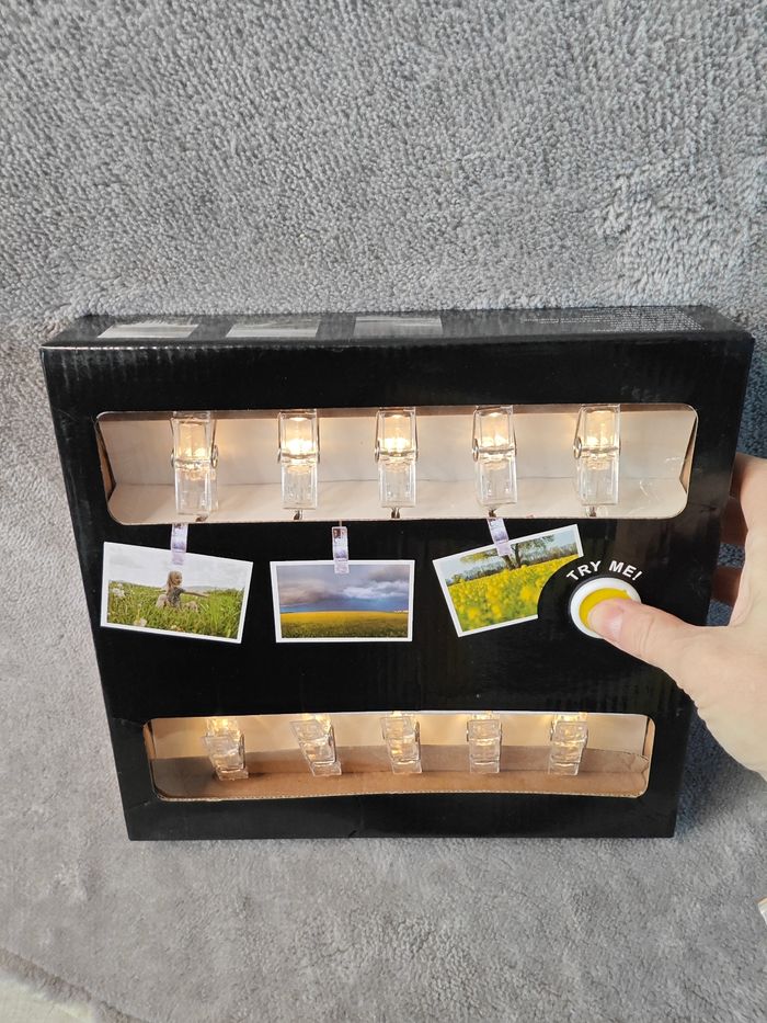 Guirlande lumineuse avec pince photos - photo numéro 2