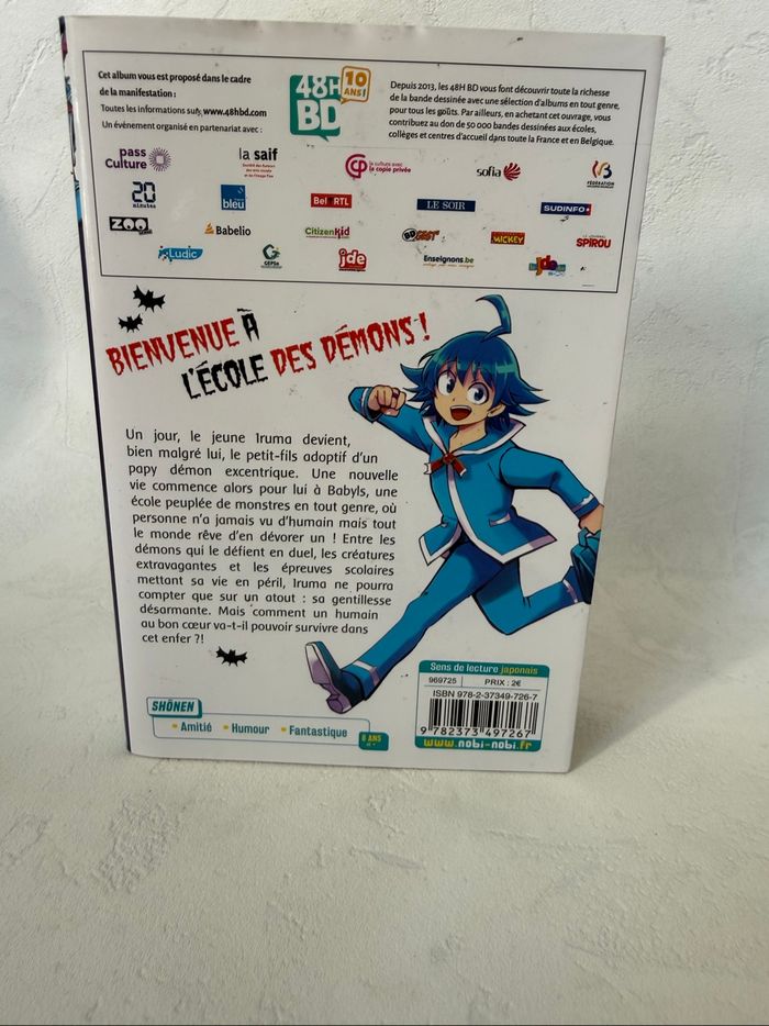 Manga iruma a l’école des Démons Tome 1 - photo numéro 2