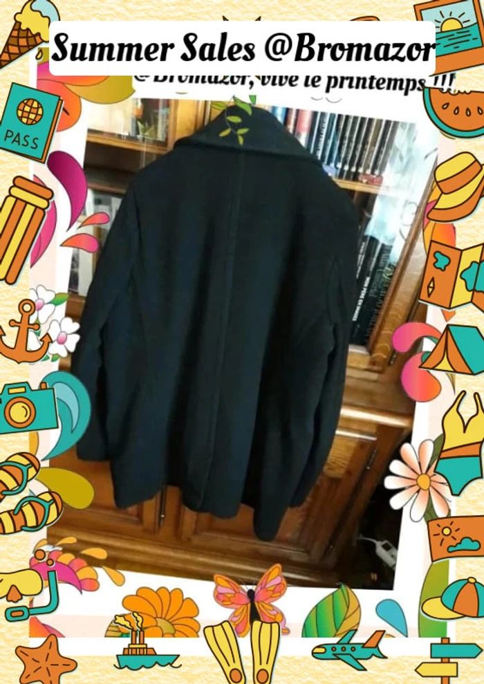 Caban Schott noir type 740 taille XL - photo numéro 2