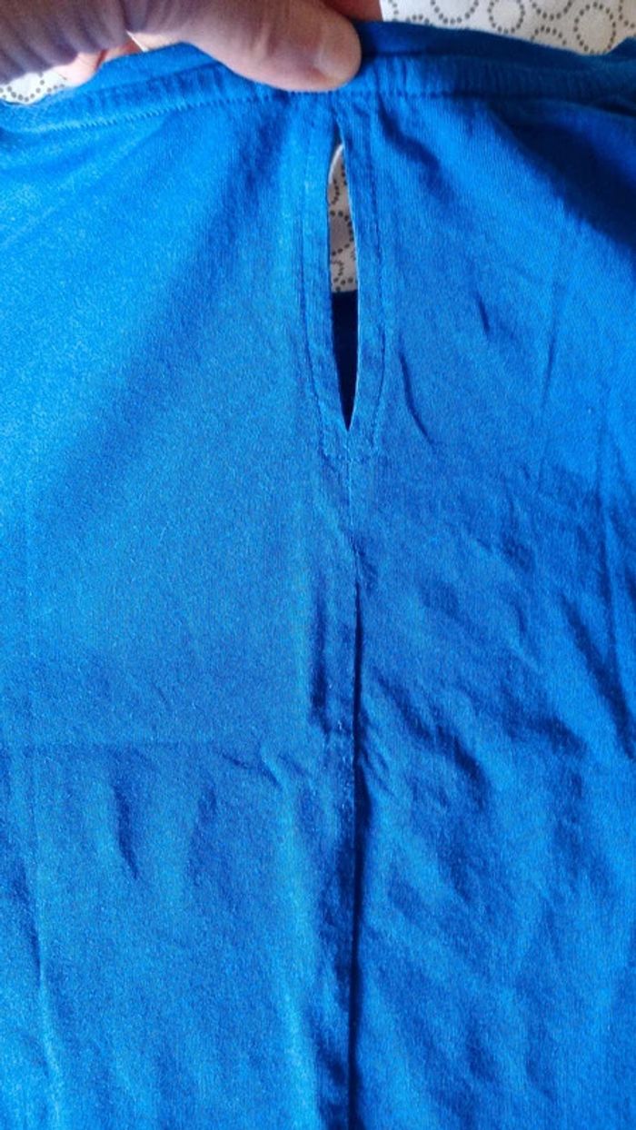 Joli t-shirt bleu roi Springfield - Taille S - photo numéro 6