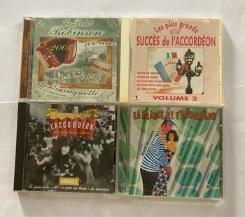 Lot 4 CD accordéon