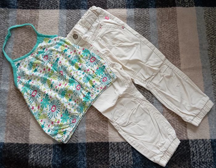 Ensemble printemps été fille 2 ans