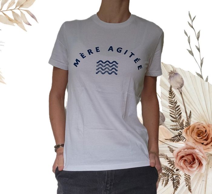 Tee-shirt coton biologique Square Up XS Mère Agitée
