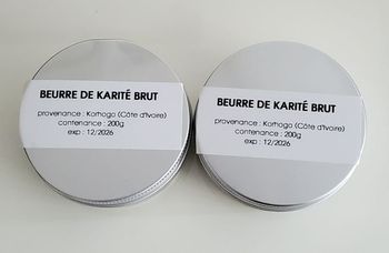 Beurre de karité brut
