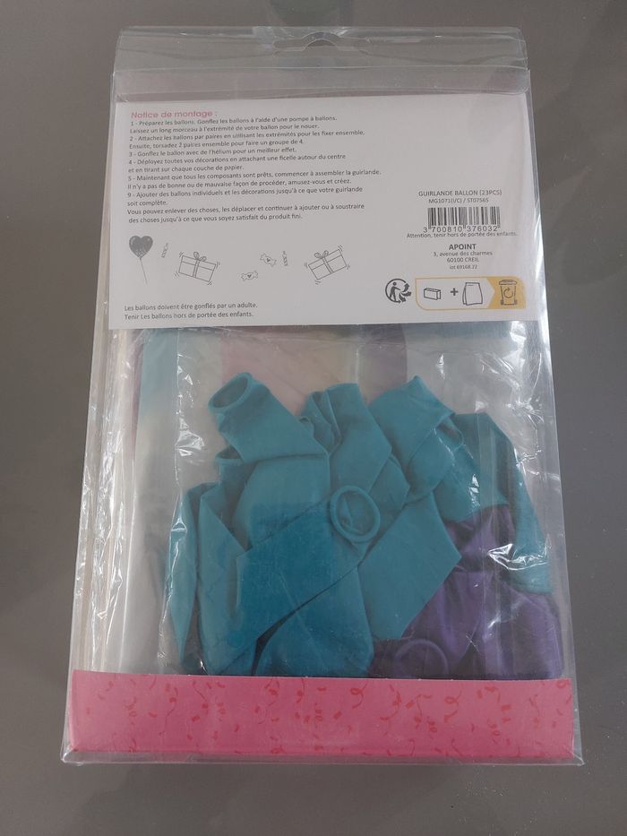 Guirlande ballons licorne - photo numéro 2