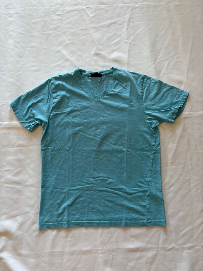 T-shirt uni bleu clair - SMOG - S/36