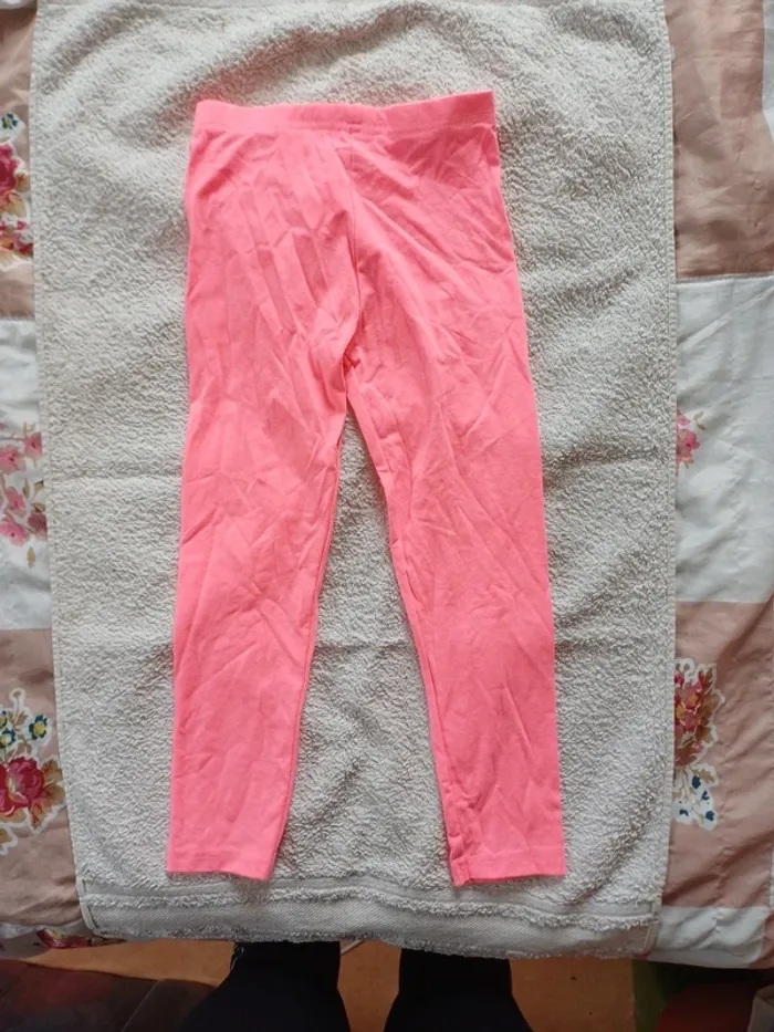 Leggings rose fluo 5/6 an