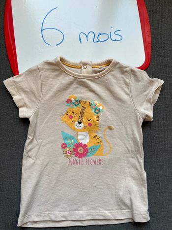 Teeshirt tigre orchestra 6 mois