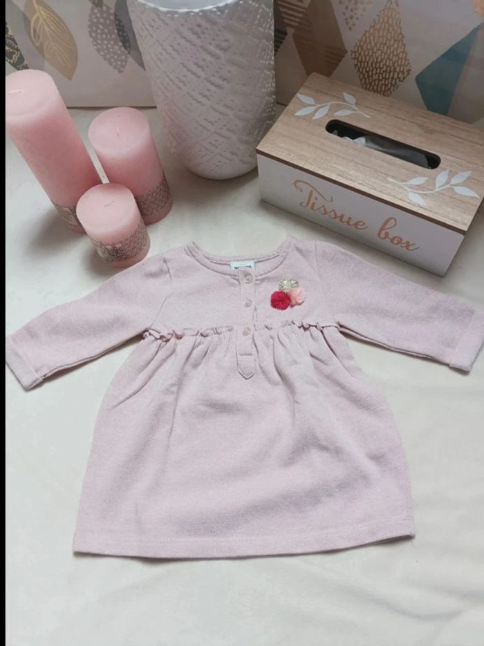 Superbe robe pull manches longues Tape à l'œil 6 mois