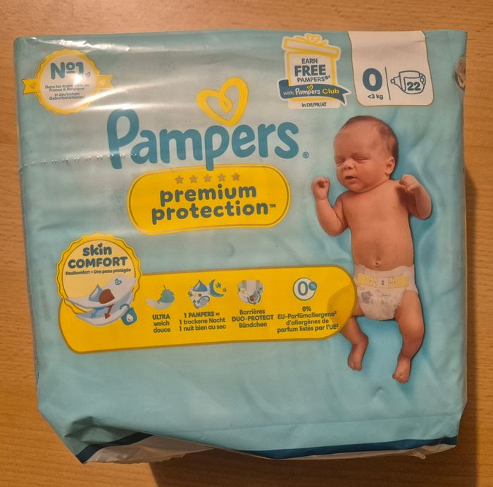 Couches pampers prenium protection T0