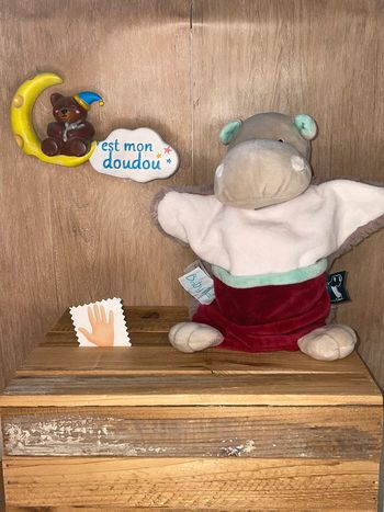 NAT193 Doudou hippopotame 🦛 babynat