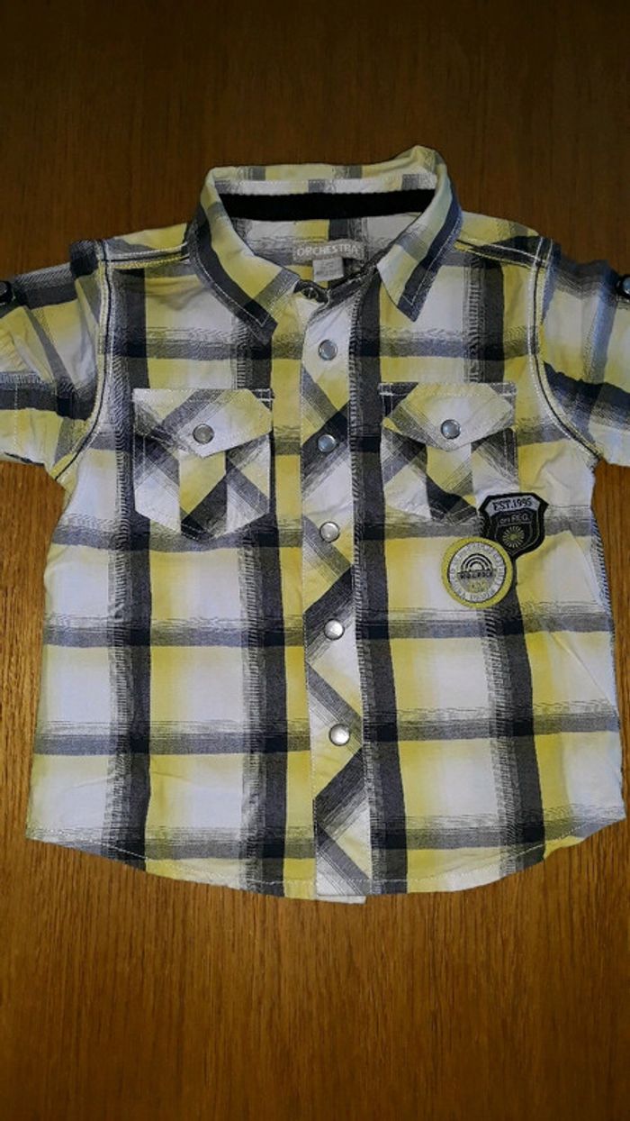 Chemise Manches courtes 2 ans orchestra