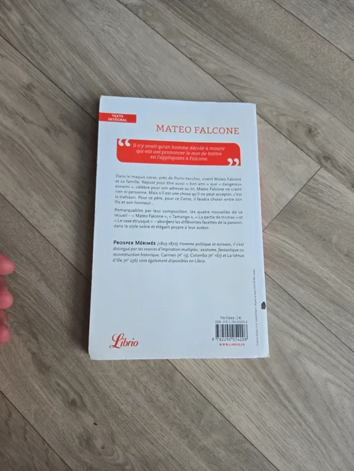 Livre mateo falcone - photo numéro 3