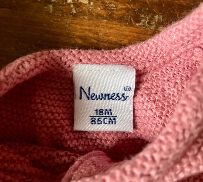 Gilet rose 18 mois Newness - photo numéro 4